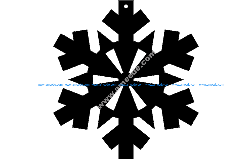 Snowflake Design 41 – Download Free Vector