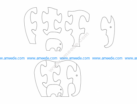 Free Free Elephant Puzzle Svg 555 SVG PNG EPS DXF File