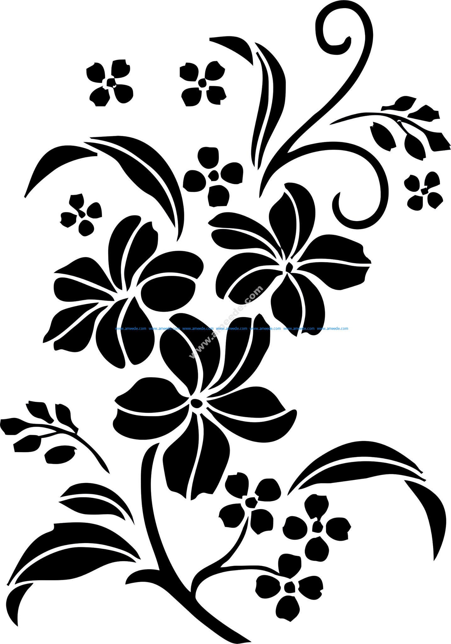 Download Decorative Floral Ornament Vector Art jpg - Download Vector
