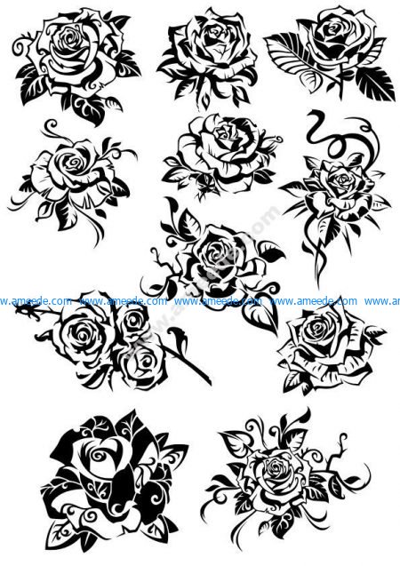 Flowers Roses – Download Vector