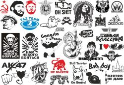 Popular Stickers Pack Vector