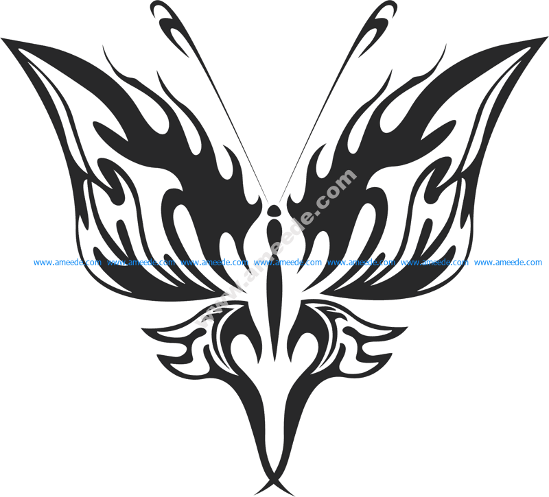 Free Free 220 Free Tribal Butterfly Svg SVG PNG EPS DXF File