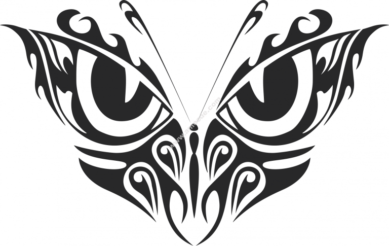 Download Tribal Butterfly Vector Art 33 - Download Vector