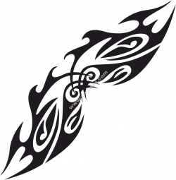 Vector Tribal Tattoo Design