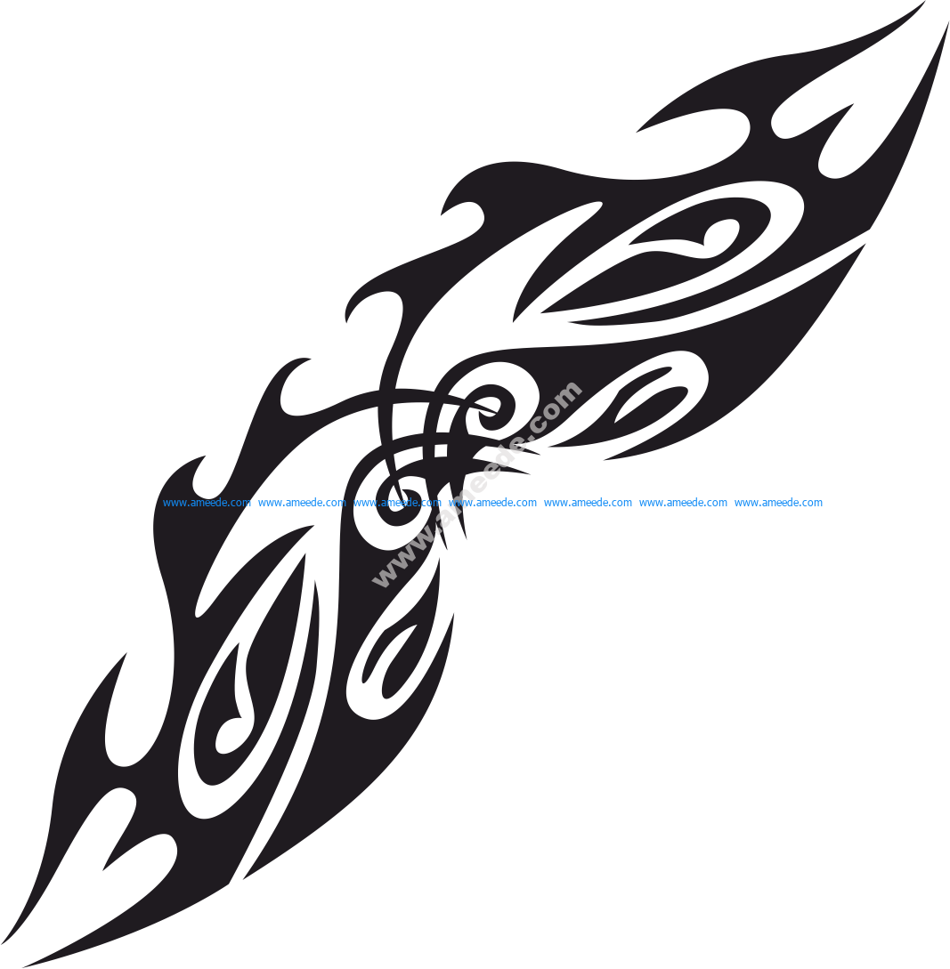 Vector Tribal Tattoo Design – Download Vector