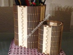 Wooden pen stand 3mm