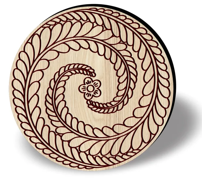 Floral Circular Decoration F0000654 file cdr and dxf pdf free vector download for laser cut