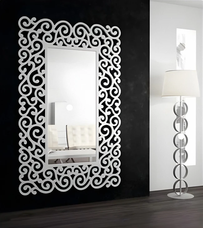 Bathroom Mirror Frame - Free download vector file Laser cut and CNC Cut Wood