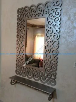 Bathroom Mirror Frame With Shelf