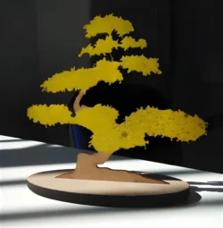 Bonsai tree – Free download vector file Laser cut and CNC Cut Wood