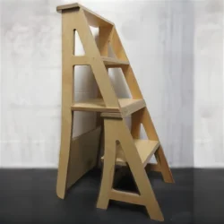 Chair stepladder – Free download vector file Laser cut and CNC Cut Wood