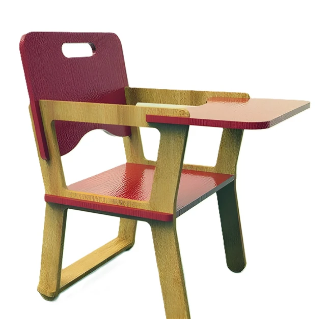 Doll High Chair - Free download vector file Laser cut and CNC Cut Wood