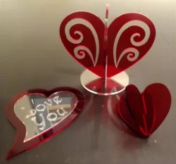 Heart Decoration – Free download vector file Laser cut and CNC Cut Wood