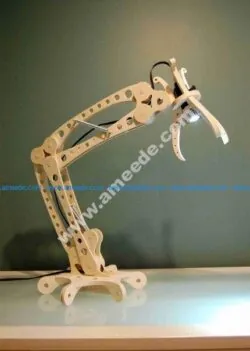 Laser Cut Desk Lamp