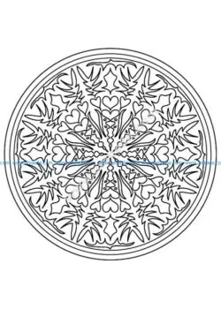 Mandala a colorier difficile 26