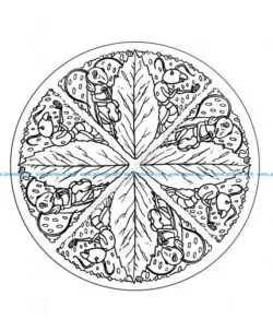 Mandala a colorier difficile 31