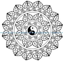 Mandala yin yang