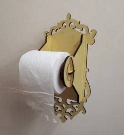 Toilet Paper Holder – Free download vector file Laser cut and CNC Cut Wood