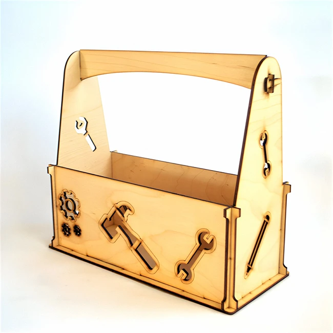 Tool box - Free download vector file Laser cut and CNC Cut Wood