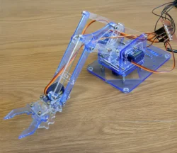 Acrylic Robot Arm free download vector files Laser cut and CNC cut wood