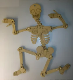 Articulated Skeleton free download vector files Laser cut and CNC cut wood