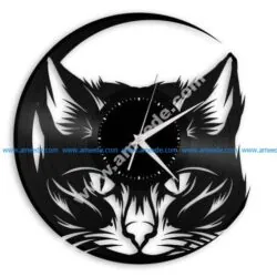 Black Cat Vinyl Record Cat Wall Decor