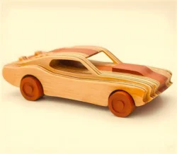 Car – 1969 Ford Mustang simplified free download vector files Laser cut and CNC cut wood