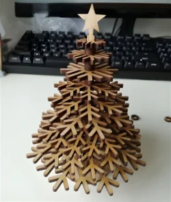 Christmas tree free download vector files Laser cut and CNC cut wood