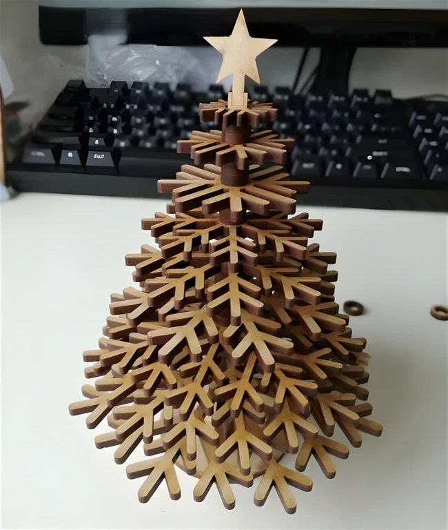 Christmas tree free download vector files Laser cut and CNC cut wood