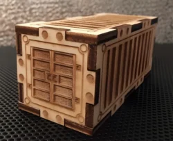 Container For Wargaming Free download vector file Laser cut and CNC Cut Wood