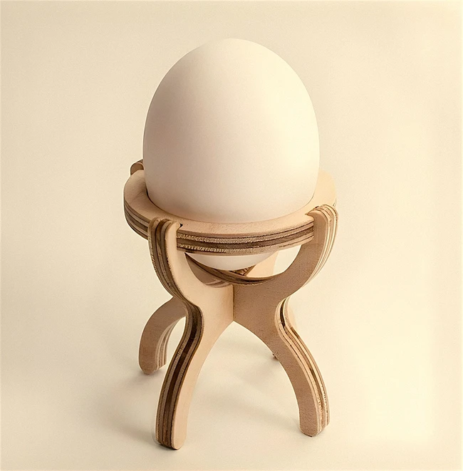 Easter egg stand free download vector files Laser cut and CNC cut wood