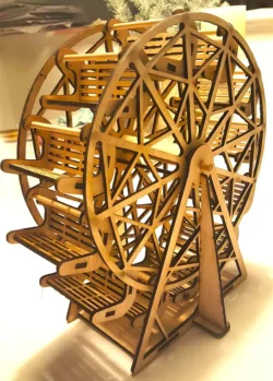 Ferris Wheel Plywood free download vector files Laser cut and CNC cut wood