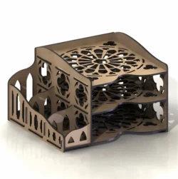 Gothic Desk Organizer – Free download vector file Laser cut and CNC Cut Wood