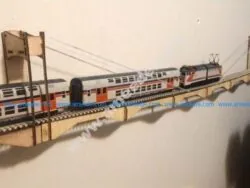 HO Scale wall mount bridge – Laser Cut