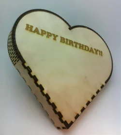 Heart box – Free download vector file Laser cut and CNC Cut Wood