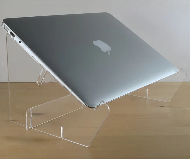 Laptop Stand for Macbook Air - Free download vector file Laser cut and CNC Cut Wood