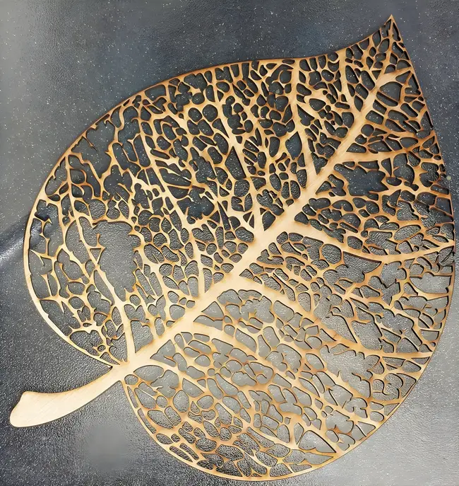 Leaf pattern Free download vector file Laser cut and CNC Cut Wood