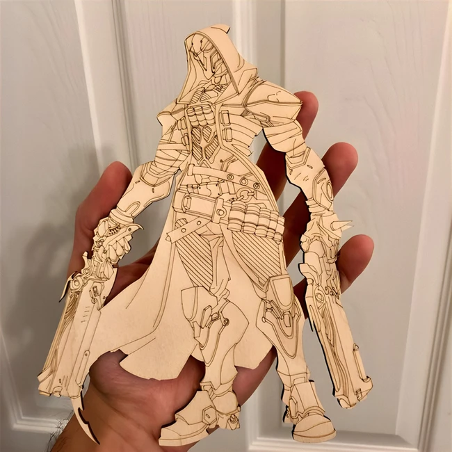 Overwatch 2 Reaper - Free download vector file Laser cut and CNC Cut Wood