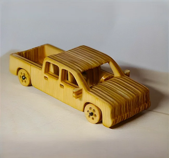 Pickup Truck Toy free download vector files Laser cut and CNC cut wood