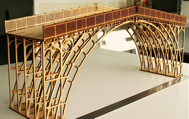 Iron bridge - Free download vector file Laser cut and CNC Cut Wood