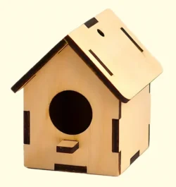 Small bird house B free download vector files Laser cut and CNC Cut Wood