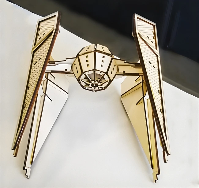 Star Wars Spaceship Free download vector file Laser cut and CNC Cut Wood