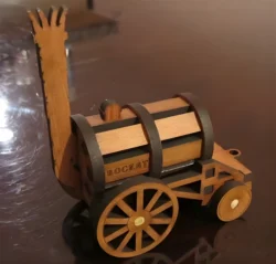 Stephenson’s Rocket free download vector files Laser cut and CNC cut wood