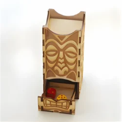 Tiki Dice Tower Free download vector file Laser cut and CNC Cut Wood