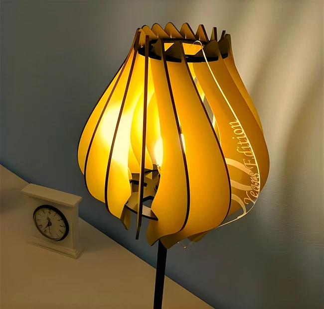 Tree lampshade - lamp free download vector files Laser cut and CNC cut wood