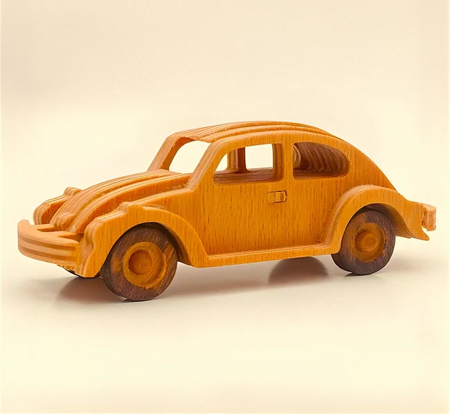 Volkswagen Beetle Toy Car free download vector files Laser cut and CNC cut wood