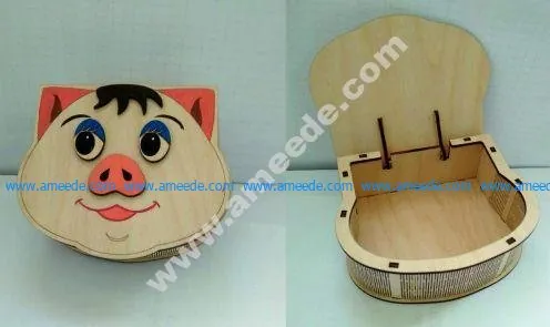 pig head box