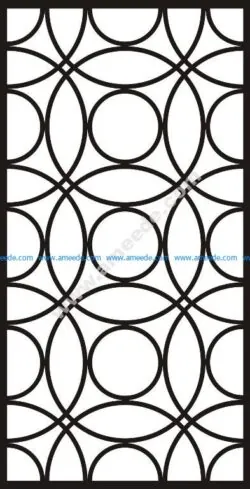 Interlocking engraving pattern