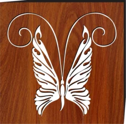 Butterfly stencils snowflake patterns F0001277 file cdr and dxf pdf free vector download for laser cut