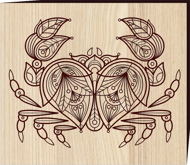 Crab F0001404 file cdr and dxf free vector download for print or laser engraving machines